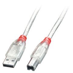 Lindy 41754 USB kabelis USB 2.0 3 m USB A USB B 0