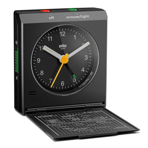 Braun BC05B wall/table clock Analog clock Прямоугольник Черный