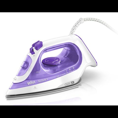 Braun TexStyle 3 SI3042VI Steam iron Ceramic soleplate 2350 W Purple