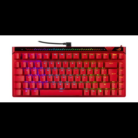 Asus ROG Falchion Ace 75 HE клавиатура Игровой USB QWERTZ Красный