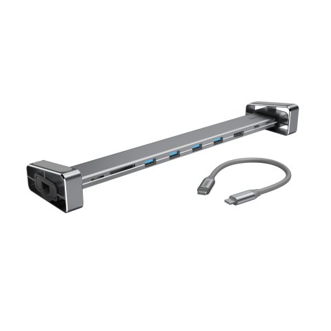 Hama 00200103 док-станция для ноутбука USB 3.2 Gen 1 (3.1 Gen 1) Type-C Серый