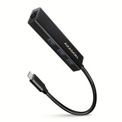 Axagon HMC-GL3A USB 3.2 Gen 1 hub w. 3x USB-A + GLAN
