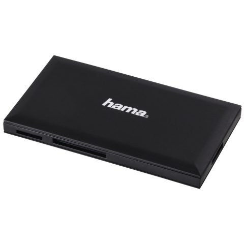 Hama 00181018 karšu lasītājs USB 3.2 Gen 1 (3.1 Gen 1) Type-A Melns