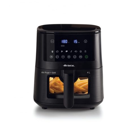 Ariete 4633/00 Viens 4 L Atsevišķs 1400 W Karstā gaisa fritētājs Melns
