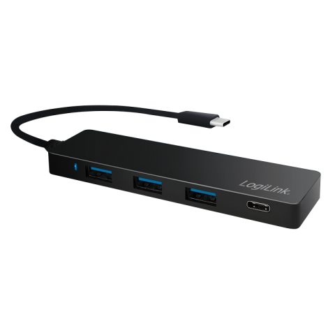 LogiLink UA0311 interfeisa centrmezgls USB 3.2 Gen 1 (3.1 Gen 1) Type-C 5000 Mbit…