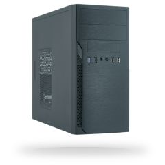 Chieftec ATX mini-tour alu brossé SECC Tower Black