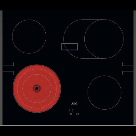 AEG TA64RA07FB Black Built-in 60 cm Zone induction hob 4 zone(s)