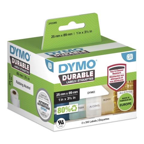 Dymo LabelWriter Balts Pašlīmējošās printera uzlīmes