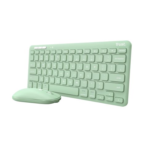 Trust Lyra tastatūra Pele iekļauta Birojs RF bezvadu sakari + Bluetooth QWERTY…