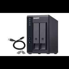 QNAP TR-002 корпус для накопителя Чехол дляжестких и твердотельных дисков Чер…