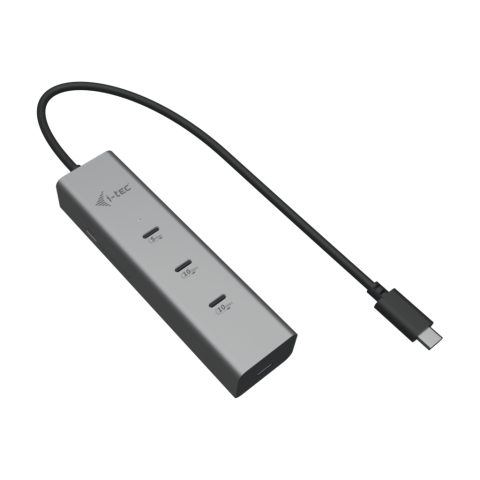 I-tec Metal C31HUBMETAL8KPDPRO interfeisa centrmezgls USB Veids-C 10000 Mbit/s…