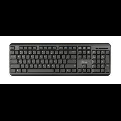 Trust TK-350 tastatūra Birojs RF Bezvadu QWERTZ Vācu Melns