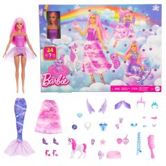 Barbie Advent Calendar with Fashion Doll & 24 Surprise Toy Accessories Includin…