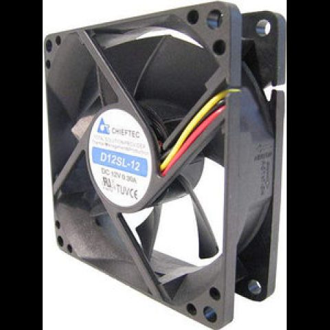 Chieftec AF-1225PWM Datora dzesēšanas sistēma Datora korpusam Ventilators Melns
