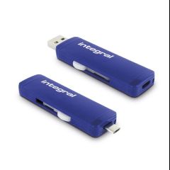Integral INFD16GBSLDOTG3.0NRP USB флеш накопитель 16 GB USB Type-A / Micro-USB 3.…