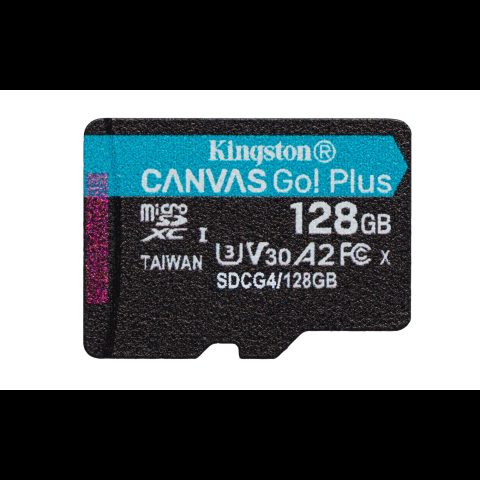 Kingston Technology Canvas Go! Plus 128 GB MicroSD UHS-I Класс 10