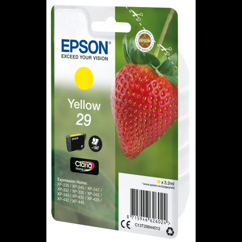 Epson Strawberry C13T29844012 tintes kārtridžs 1 pcs Oriģināls Standarta produ…