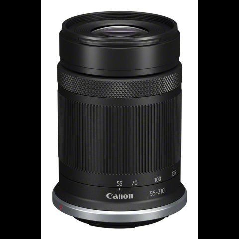 Canon RF-S 55-210 mm f5-7.1 IS STM MILC Telefoto tālummaiņas objektīvs Melns