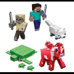 Mattel Minecraft Collect & Craft Action Figure & Accessories Set