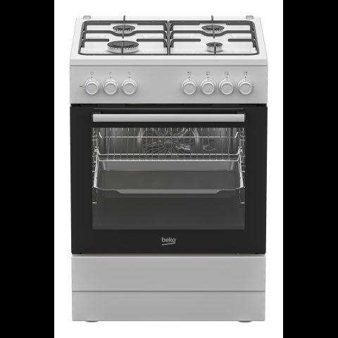 Beko FBE62120SWD cooker Freestanding cooker Electric Gas White