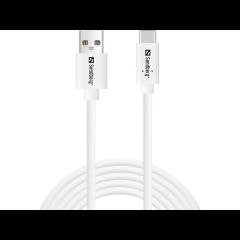 Sandberg 336-14 USB kabelis USB 2.0 2 m USB C USB A Balts