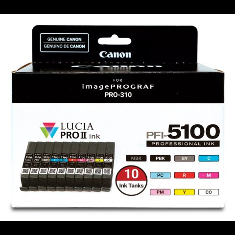 Canon PFI-5100 Multipack tintes kārtridžs 10 pcs Oriģināls Standarta produktiv…