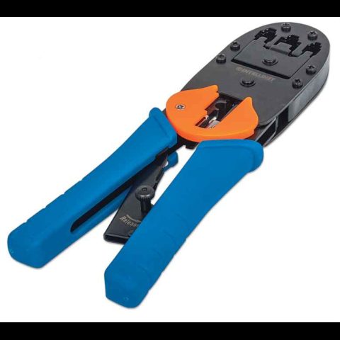 Intellinet 211048 knaibles vadu montāžai Gofrēšanas instruments Melns