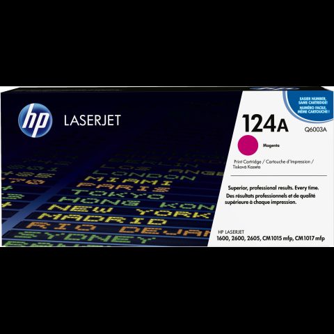 Hewlett Packard (HP) HP krāsu LaserJet Q6003A purpurkrāsas drukas kasetne