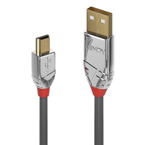 Lindy 36631 USB kabelis USB 2.0 1 m USB A Mini-USB B 0