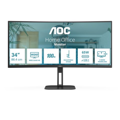AOC V5 CU34V5C/BK monitori 86