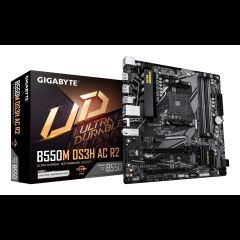 Gigabyte B550M DS3H AC R2 Motherboard - AMD Ryzen 5000 CPUs