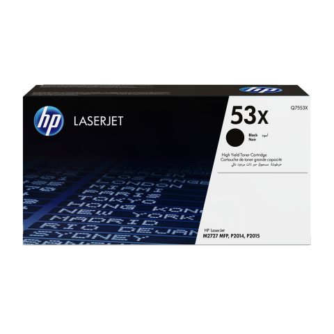 Hewlett Packard (HP) HP LaserJet Q7553X melnas krāsas printera kasetne