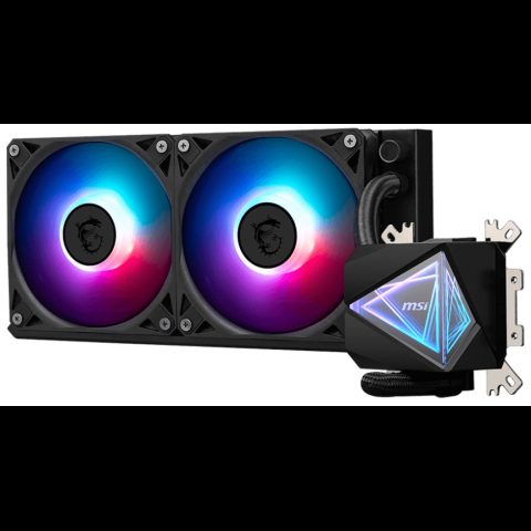 MSI MAG Coreliquid I240 Корпус компьютера All-in-one liquid cooler 12 cm Чер…