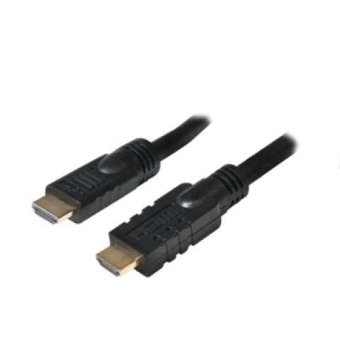 LogiLink CHA0025 HDMI kabelis 25 m HDMI Type A (Standard) Melns