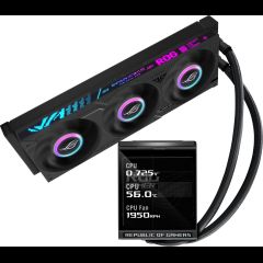 Asus ROG Strix LC IV 360 ARGB LCD Processor All-in-one liquid cooler 12 cm Bl…