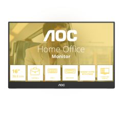 AOC 16T20E2 portable TV/monitor Portable monitor Черный 39
