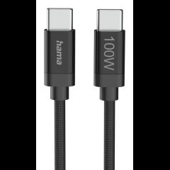 Hama Fabric USB kabelis USB 2.0 3 m USB C 0