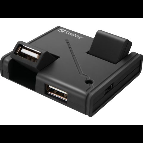 Sandberg 133-67 interfeisa centrmezgls USB 2.0 480 Mbit/s Melns