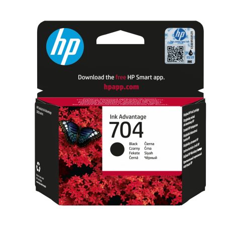 Hewlett Packard (HP) HP 704 Originalus Juoda 1 vnt