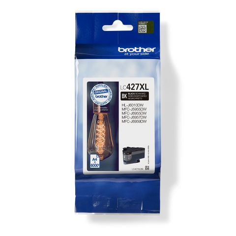 Brother LC-427XLBK струйный картридж 1 шт Подлинный Высокая (XL) Черный