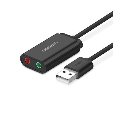 Ugreen 30724 аудио карта 2.0 канала USB