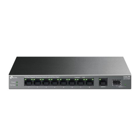 TP-Link LiteWave LS1210GP сетевой коммутатор Неуправляемый Gigabit Ethernet (10/…