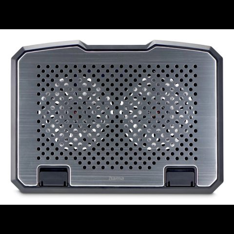 Hama Aluminium laptop cooling pad 39.6 cm (15.6") Black