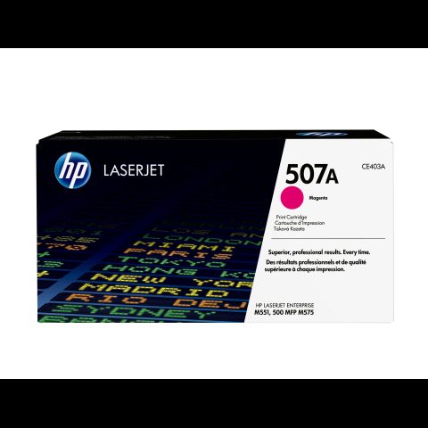 Hewlett Packard (HP) HP 507A Magenta Original LaserJet Toner Cartridge