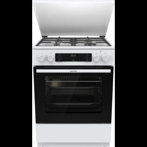 Gorenje G600 GK6C5WF plīts & cepeškrāsns Brīvi stāvoša plīts Elektrisks Gāzes Ba…