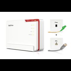 AVM Box 5690 Pro bezvadu rūteris Tīkls Gigabit Ethernet Trīskāršā frekvenču…