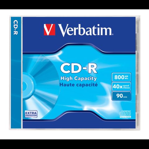 Verbatim 43427 tukšs kompaktdisks CD-R 800 MB 40x 1 pcs