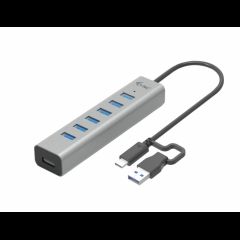 I-tec USB-C/USB-A Charging Metal HUB 7 Port