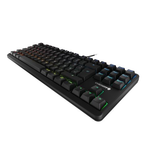 Cherry G80-3000N RGB TKL tastatūra Universāls USB QWERTZ Vācu Melns