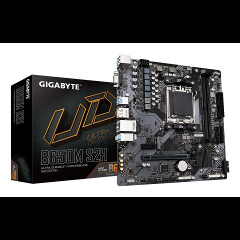 Gigabyte B650M S2H mātes plate AMD B650 AM5 pieslēgvieta mikro ATX